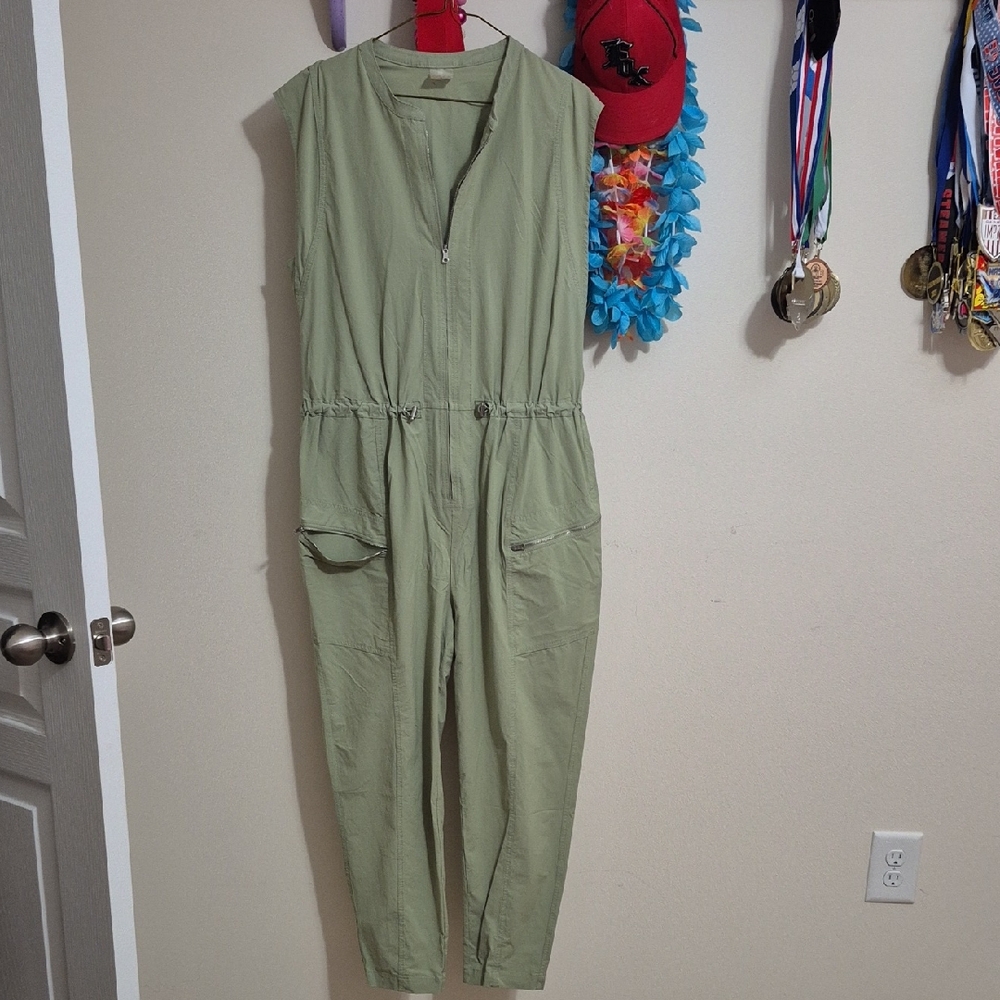CALIA by Carrie Underwood Light Green Jumpsuit Size Large